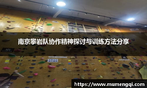 南京攀岩队协作精神探讨与训练方法分享